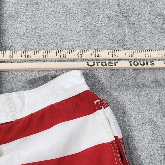 Polo Ralph Lauren Swim Trunks Mens Small American Flag Stars Stripes USA Patriot - Picture 12 of 15
